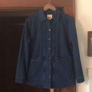 Sezane will denim jacket indigo small